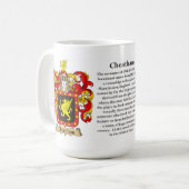 Mug Cheatham, l'origine, la signification et la crête (Devant gauche)