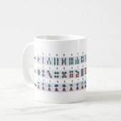 Mug Cheatsheet de Mahjong Tiles (Devant gauche)