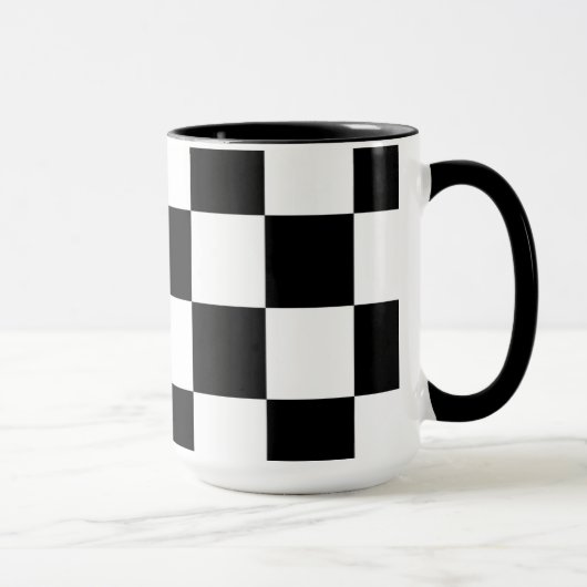 Mug Checkerboard Home Rug of the Classic Elegance (Droite)