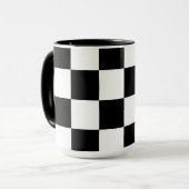 Mug Checkerboard Home Rug of the Classic Elegance (Devant gauche)