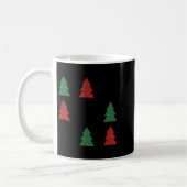 Mug Checkered Christmas Tree Graphic Crewneck Swea Fun (Gauche)