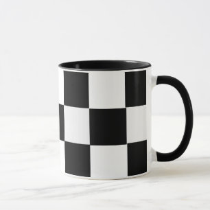 Mug Checkered noir et blanc