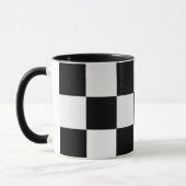 Mug Checkered noir et blanc (Gauche)