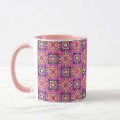 Mug Checkered rose (Gauche)