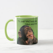 Mug Cheeky Chimp (Gauche)