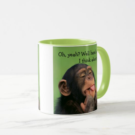 Mug Cheeky Chimp (Devant droit)