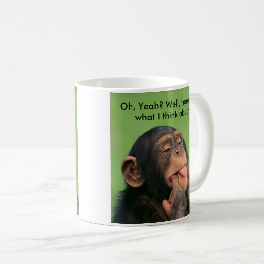 Mug Cheeky Chimp (Devant droit)