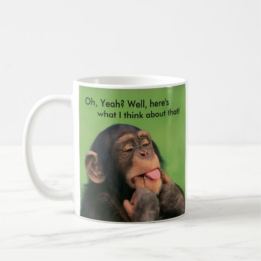 Mug Cheeky Chimp (Gauche)