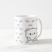 Mug Cheeky Kawaii Style Kitten (Devant droit)