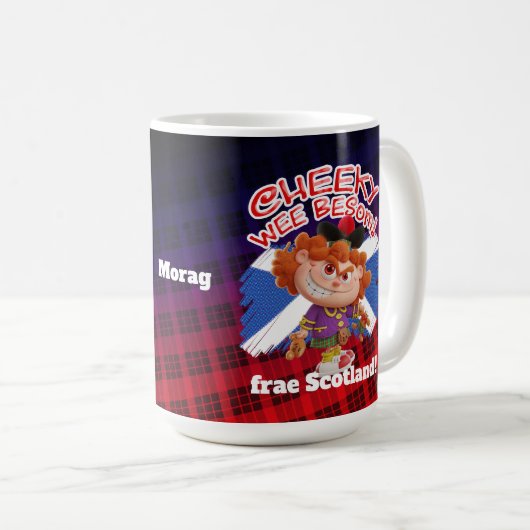 Mug Cheeky Wee Besum - frae Scotland! (Devant droit)