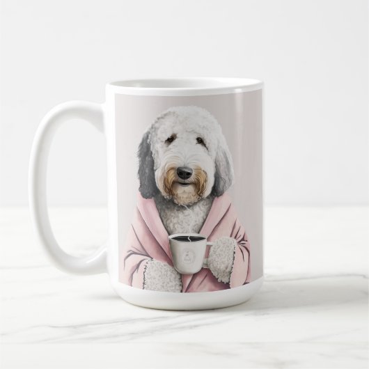 Mug Cheepadoodle, doré, labradoodle cadeau mignon (Gauche)