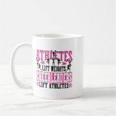 Mug Cheer Cheerleading Athletes Lift Weights Cheerlead (Gauche)