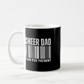 Mug Cheer Dad Scan For Payment Cheerleading  (Gauche)