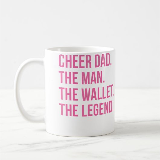 Mug Cheer Papa Pink Cheerleading (Gauche)