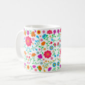Mug Cheerful colourful folk art pattern  (Devant gauche)