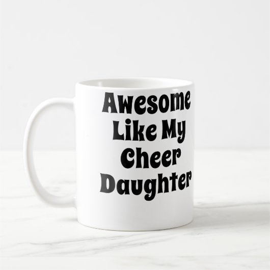 Mug Cheerleader Cheer Dad Mom Cheerleading (Gauche)