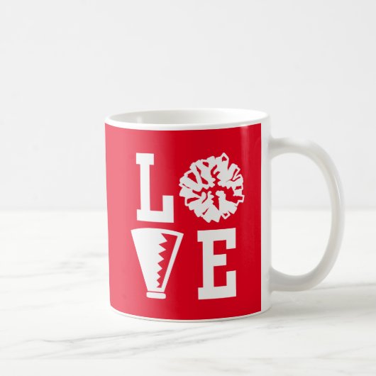 Mug Cheerleader, Red Love cheerleader (Droite)