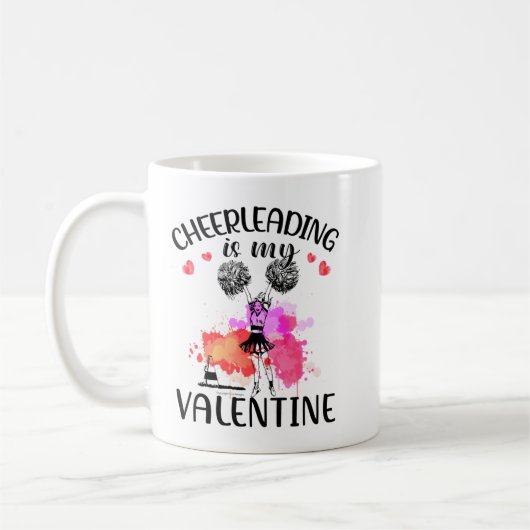 Mug Cheerleading est mon valentin TTA (Gauche)