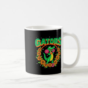 Mug Cheerleading Gator Floral Rétro Retour à l'école S