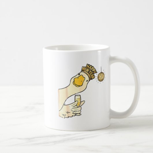 Mug Cheers Happy New Year 2026 Goose With Champagne Di (Droite)