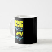 Mug Cheers To 2026 Happy New Year Party New Beginning  (Devant gauche)