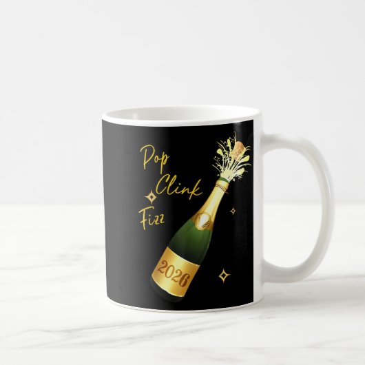 Mug Cheers To The New Year 2026 Champagne Drinking Par (Droite)