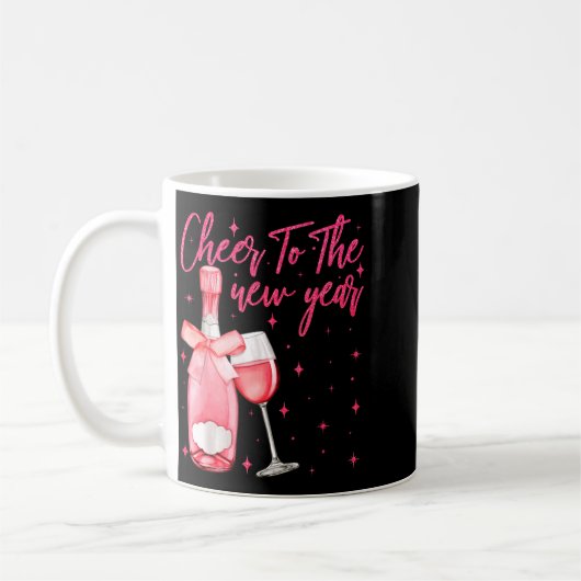 Mug Cheers To The New Year 2026 Champagne New Years Ev (Gauche)