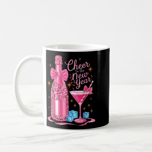 Mug Cheers To The New Year 2026 Champagne New Years Ev (Gauche)