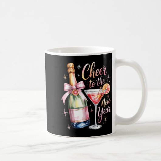 Mug Cheers To The New Year 2026 Champagne New Years Ev (Droite)