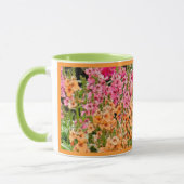 MUG CHEERY PEACH, JARDIN À FLEURS ROSE ET VERTE (Gauche)