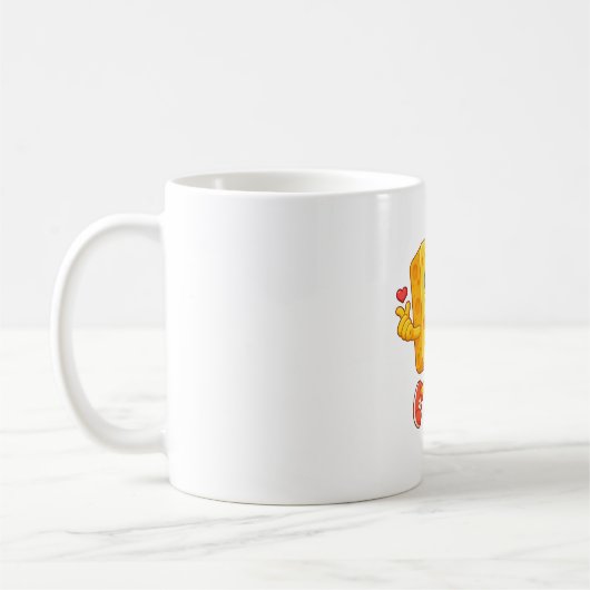 Mug Cheese Sunny Mini Heart (Gauche)