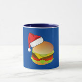 Mug Cheeseburgers Hamburger Santa Hat Correspondance d (Centre)