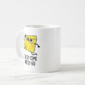 Mug Cheesy Come Cheesy Go Funny Food Pun (Devant gauche)
