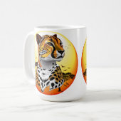 Mug Cheetah African Feline Wild Animal (Devant gauche)
