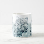 Mug Cheetah dans l'art de la neige (Centre)