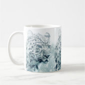 Mug Cheetah dans l'art de la neige (Gauche)