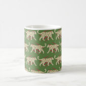 Mug Cheetah de léopard Abstrait tiré à la main avec Sk (Centre)