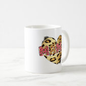Mug Cheetah Heart Mama (Devant droit)
