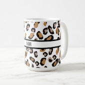 Mug Cheetah, léopard, Poster de animal, Personnalisé (Devant droit)