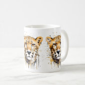 Mug Cheetah Portrait (Devant droit)