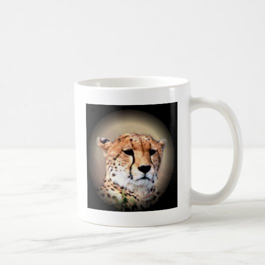 Mug Cheetah Portrait par Pleine lune : La grâce de la  (Droite)