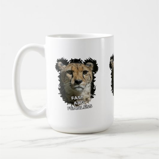 Mug Cheetah Rapide Et Sans Peur (Gauche)