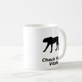 Mug Cheetah Vérifiez vos vitamines (Devant droit)