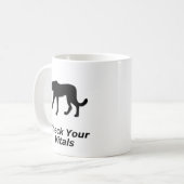 Mug Cheetah Vérifiez vos vitamines (Devant gauche)