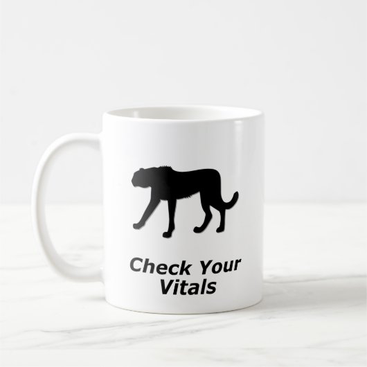 Mug Cheetah Vérifiez vos vitamines (Gauche)