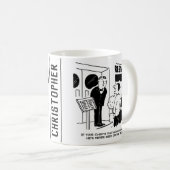 Mug Chef au restaurant Not Bein on Television Cartoon (Devant droit)