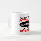 Mug Chef avec l'attitude (Devant gauche)