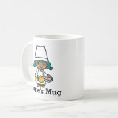 Mug Chef / Baker Girl en cuisine d'Apron (Devant gauche)