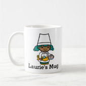 Mug Chef / Baker Girl en cuisine d'Apron (Gauche)