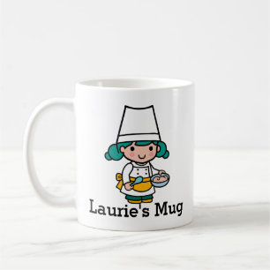 Mug Chef / Baker Girl in Apron cuisine